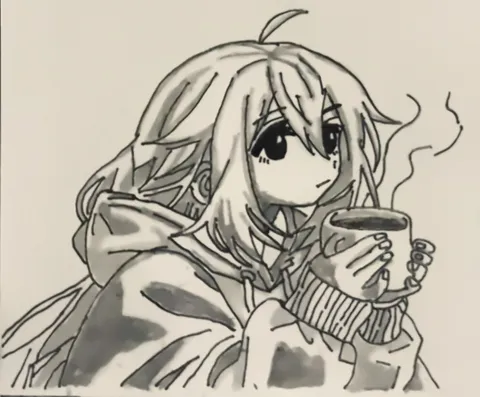 温かい飲み物で一息