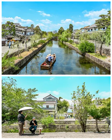 水面ゆらめく古都の風情