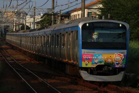 ラッピングトレインの旅路