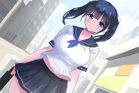 光を纏うセーラー服