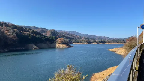秋の川辺に広がる静けさ