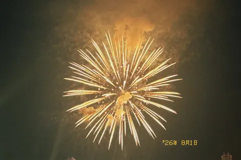夜空に咲いた一筋の光