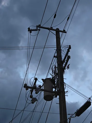 静寂を破る電気の網