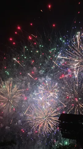 夜空に咲く、光の花火