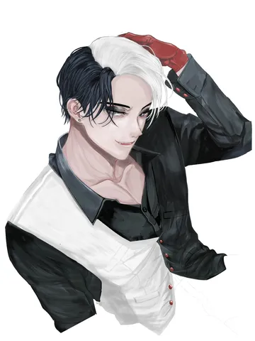 片手で決める白黒コーデ