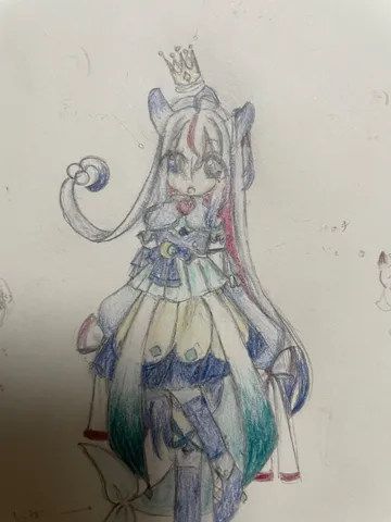 王冠とふわり衣装の舞台感