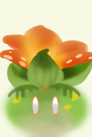 まるっと可愛い、植物の妖精？