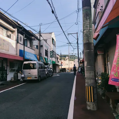電線が織りなす、日本の日常風景