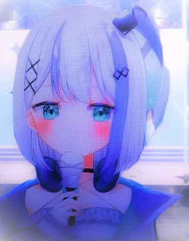 青い瞳と歌声のパフォーマンス