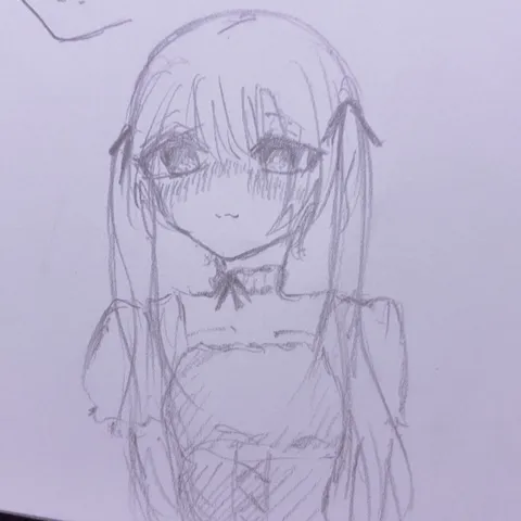 鉛筆画が示す静かな眼差し