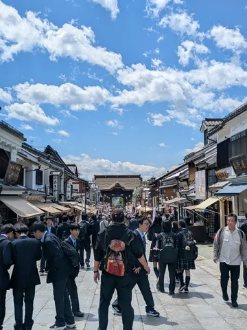 善光寺からの眺め