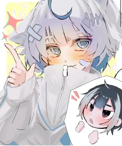 猫耳キャラクターのキュートな日常