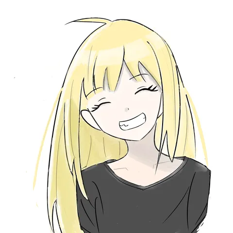 光に包まれた少女の微笑み