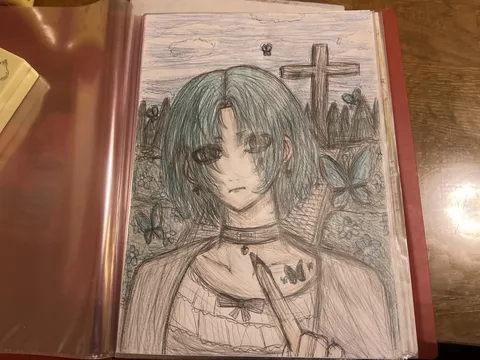 今日も描いたー