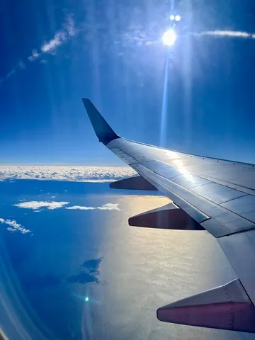 空と海を結ぶ翼の光