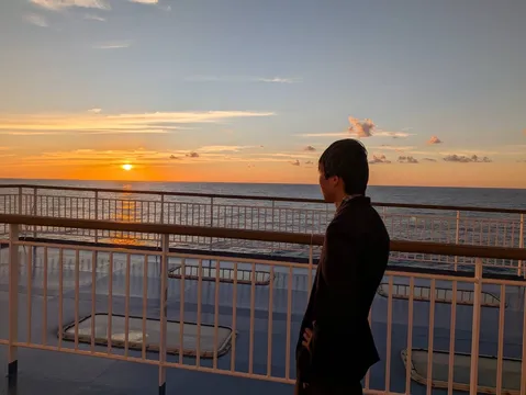 夕焼けを見つめる時間