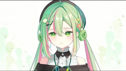 緑の風景を映す静かな一枚
