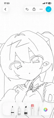線画で描く、秘密の呪文？