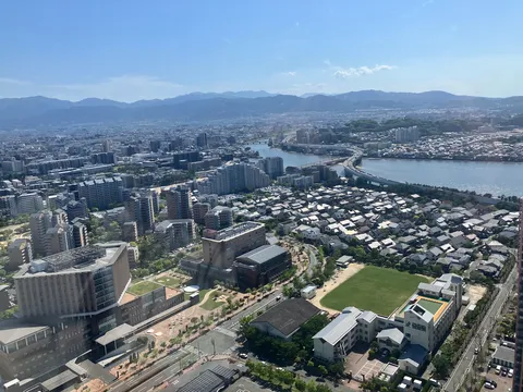 福岡タワーからの眺め