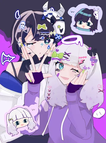パープルドリームな二人組