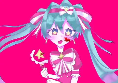 星目線の魔法少女風景