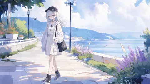 風と光と、散歩道