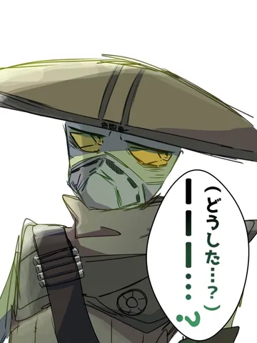 怪しげな風貌のキャラクター