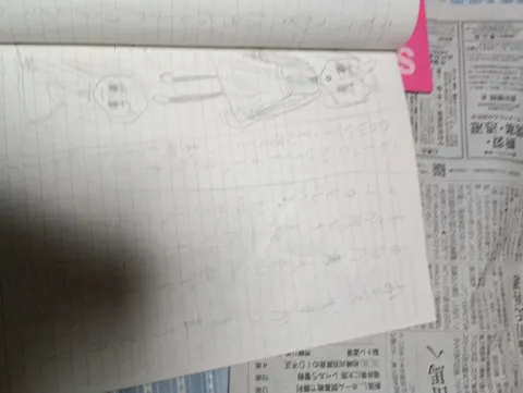 ノートに描かれた日常の断片