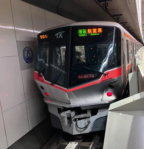 駅へと滑り込む鉄の塊