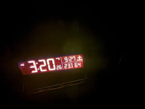 暗闇に浮かぶ時間と情報