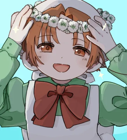 可憐な花冠の少女