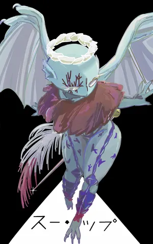 天使か悪魔か、はたまた新種のクリーチャーか