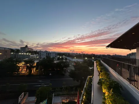 今日の空、特等席からの絶景ショー！