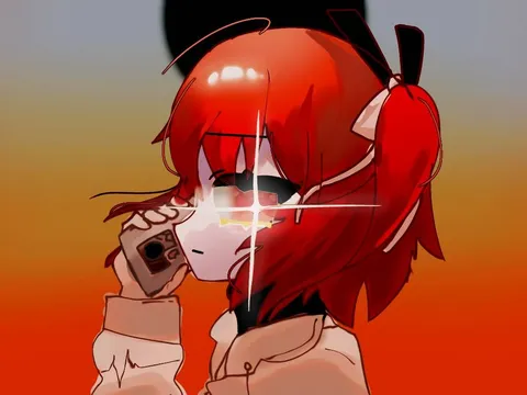 夕暮れの電話、星明かり