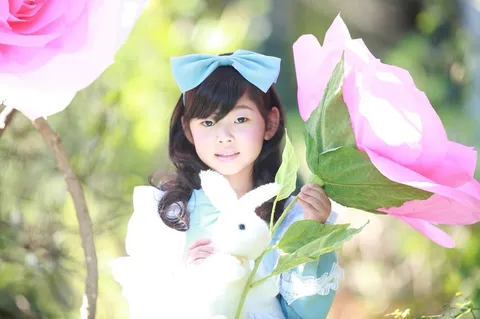 大きな花咲く夢の庭で