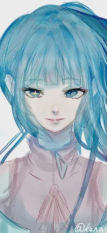 水色の髪、星屑の瞳