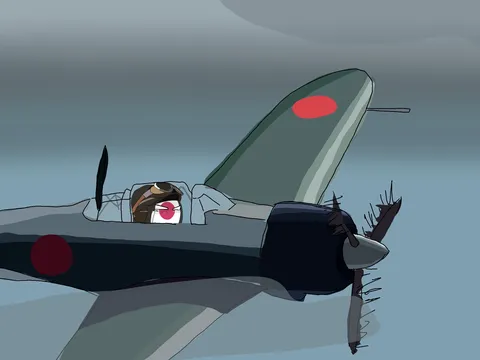戦場の静かな一瞬