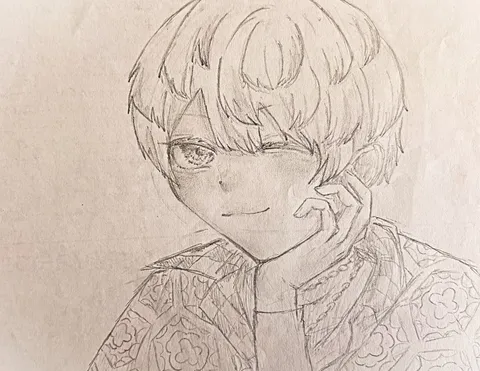憂いを帯びた視線、静かなる一瞬