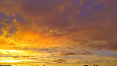 夕焼けの風景に心を染める