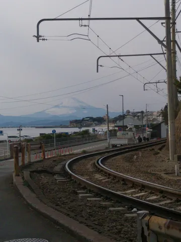 富士山と線路