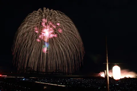 真夏の夜空を彩る大輪の花火