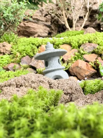 ミニチュア庭園の静寂