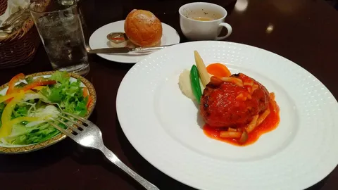 ハンバーグのディナータイム