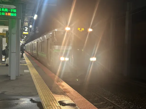 夜汽車の静寂