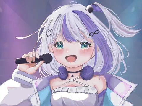 マイクを握る歌姫の予感
