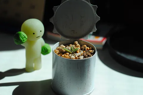 天日で輝く小さな箱庭