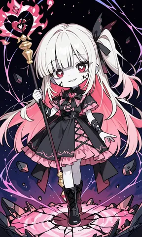闇夜を彩る魔法少女