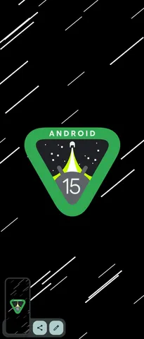 漆黒を駆けるAndroid 15
