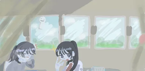 窓際の静かな時間