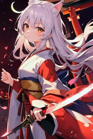 狐火と月夜の剣士